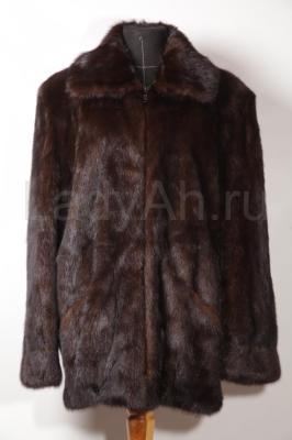 Мужской норковый полушубок на 