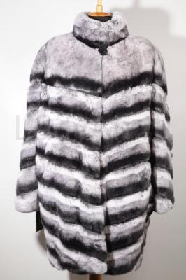 Новый шикарный полушубок из кролика рекса под шиншиллу.