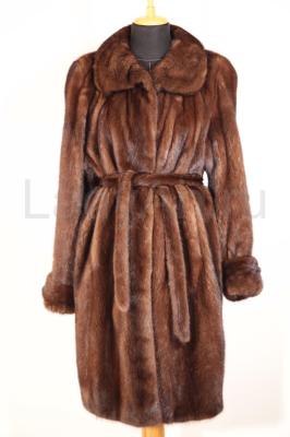Норковая шубы в шикарном мехе, цвет орех. Marco Gianotti. 