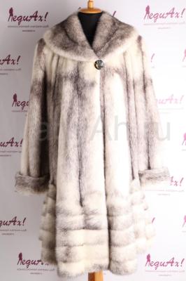 Чарующая норковая шуба, трапеция, крестовка.