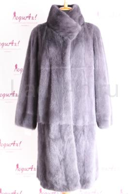 НОВАЯ норковая шуба, цвет графит. 