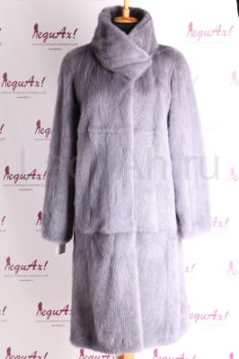НОВАЯ норковая шуба, цвет лаванда.