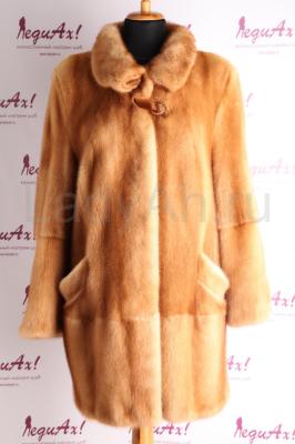 Норковый полушубок, цвет Gold.