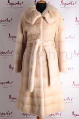 НОВАЯ восхитительная норковая шуба, цвет шампань. Versavi, Италия. 