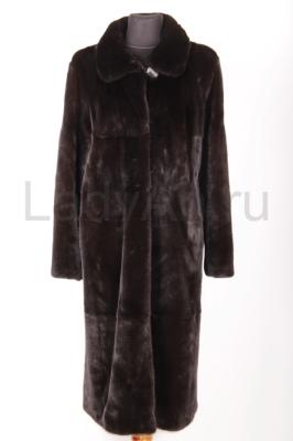 Норковая шуба блэкглама (blackglama), производство Греция в комплекте с шапкой из норки блэкглама