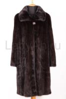 Новая норковая шуба, цвет горький шоколад, роспуск, фабрика Диана, новая 56-58