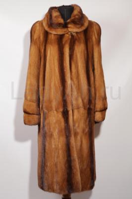 Норковая шубка, переход цвета. 